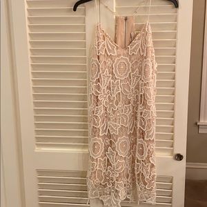 White lace dress